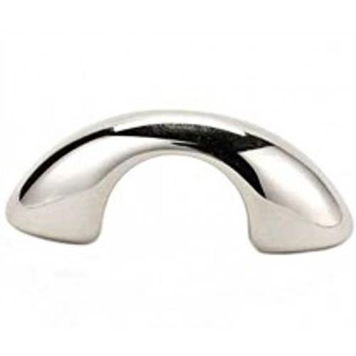 Alno, C855 Series, 1 1/2" Curved Pull, Polished Nickel