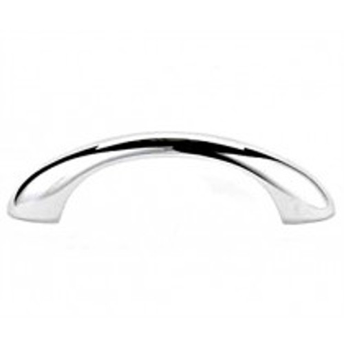 Alno, C855 Series, 3" Curved Pull, Polished Chrome