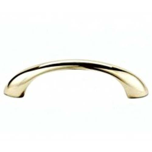 Alno, C855 Series, 3 1/2" Curved Pull, Polished Antique