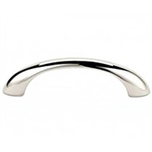 Alno, C855 Series, 6" Curved Pull, Polished Nickel