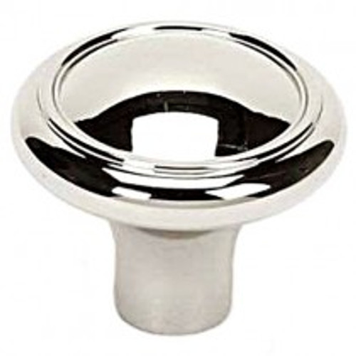 Alno, Classic Traditional, 1 1/2" Round Knob, Polished Nickel