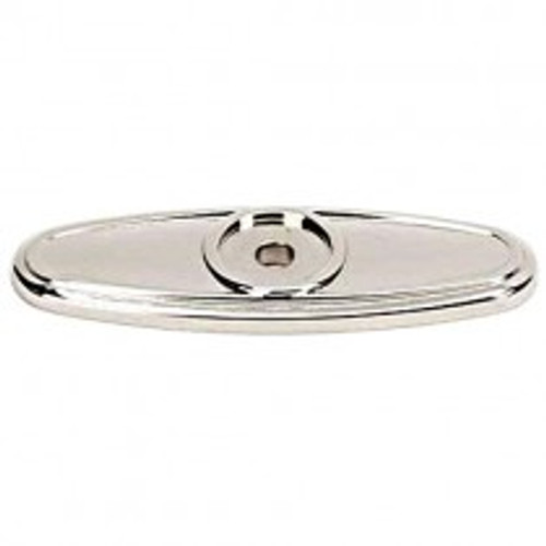Alno, Classic Traditional, 2 1/2" Oval Backplate, Polished Nickel