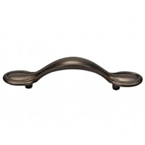 Alno, Classic Traditional, 3" Curved Pull, Chocolate Bronze