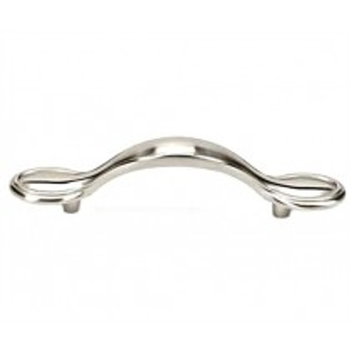Alno, Classic Traditional, 3" Curved Pull, Satin Nickel