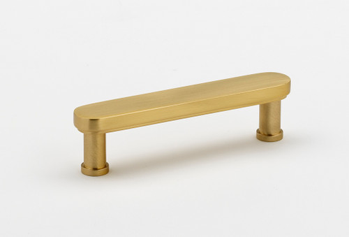 Alno, Moderne, 3 1/2" Bar Pull, Satin Brass