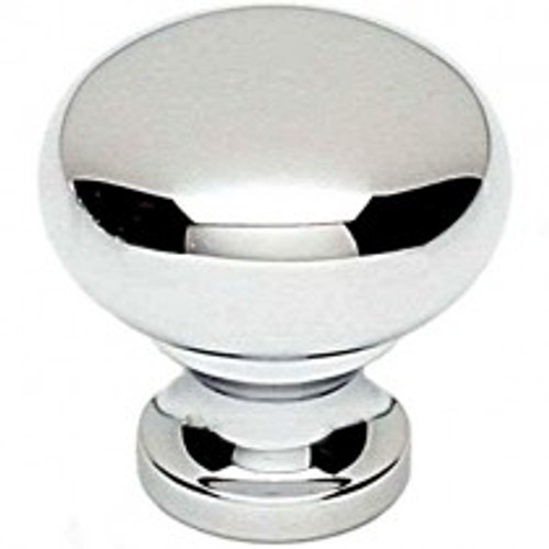 Alno, Knobs, 3/4" Round Mushroom Knob, Polished Chrome