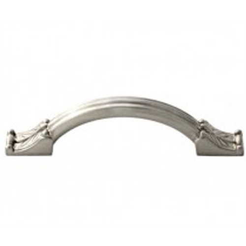 Alno, Fiore, 3 1/2" Curved Pull, Satin Nickel