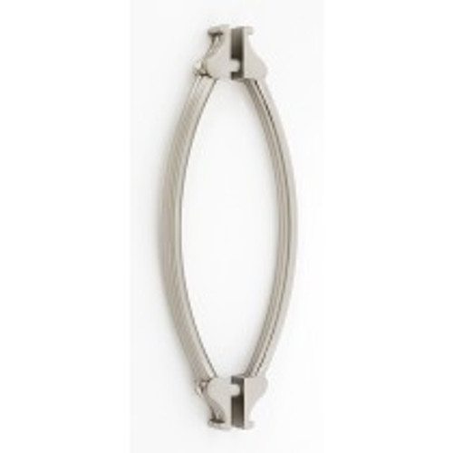 Alno, Fiore, 8" Back-to-Back Pull, Satin Nickel