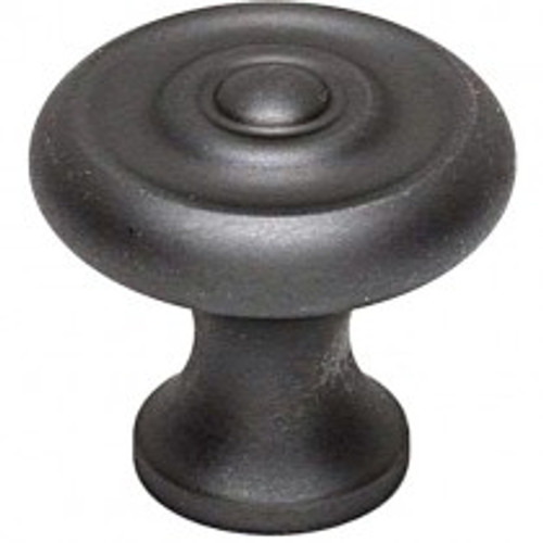 Alno, Rope, 1" Round Rim Design Knob, Bronze