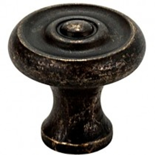 Alno, Rope, 3/4" Round Rim Design Knob, Barcelona