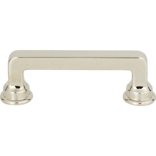 Atlas Homewares, Oskar, 3" Straight Pull, Polished Nickel