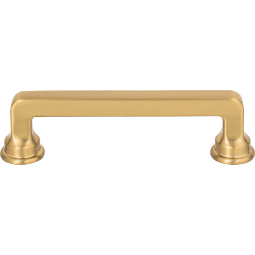 Atlas Homewares, Oskar, 3 3/4" (96mm) Straight Pull, Warm Brass