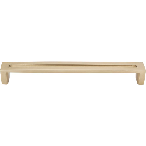 Atlas Homewares, Centinel, 7 9/16" Straight Square End Pull, Champagne