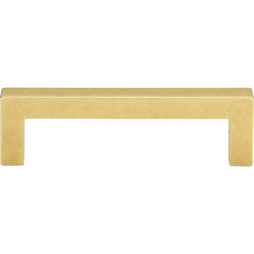 Atlas Homewares, It, 3 3/4" (96mm) Square End Pull, Vintage Brass