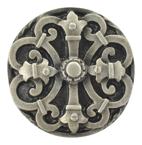 Notting Hill, Chateau, 1 5/8" Round Knob, Antique Pewter