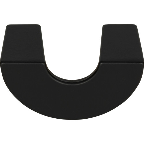 Atlas Homewares, Roundabout, 1 1/4" Curved Pull, Matte Black