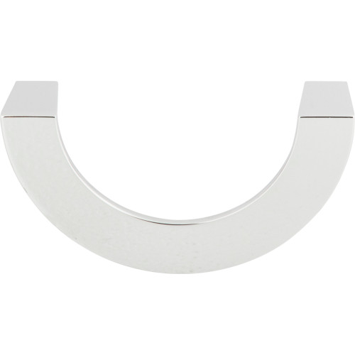 Atlas Homewares, Roundabout, 3" Curved Pull, Polished Chrome