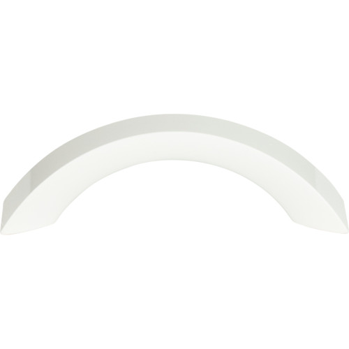 Atlas Homewares, Sleek, 3" Curved Pull, High White Gloss