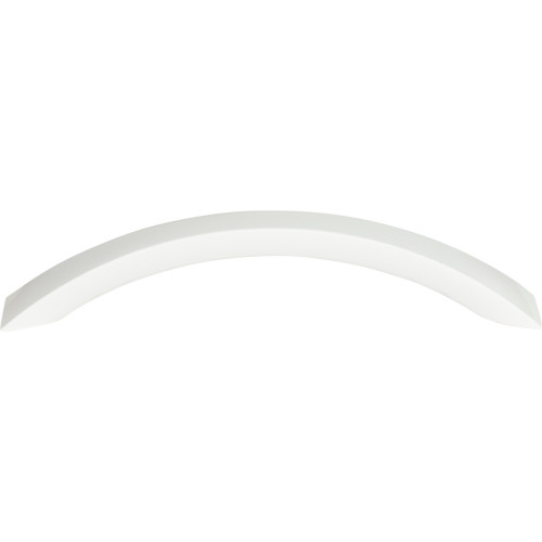 Atlas Homewares, Sleek, 5 1/16" (128mm) Curved Pull, High White Gloss