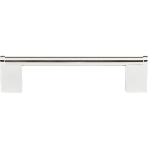 Atlas Homewares, Stainless Steel, 5 1/16" (128mm) Straight Pull, Polished Stainless Steel