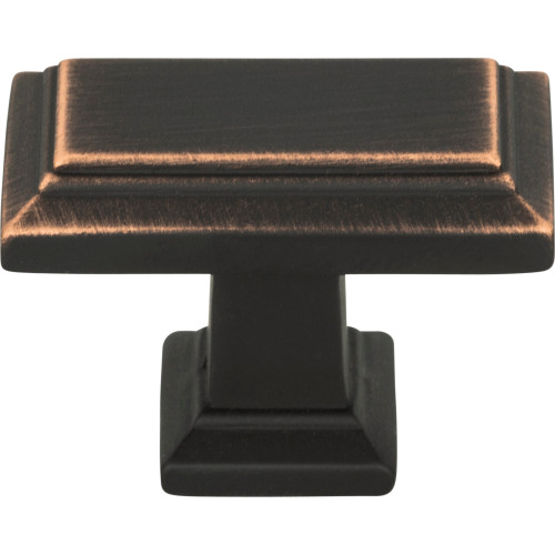 Atlas Homewares, Sutton Place, 1 7/16" Rectangle Knob, Venetian Bronze