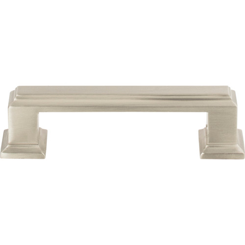 Atlas Homewares, Sutton Place, 3" Straight Pull, Brushed Nickel