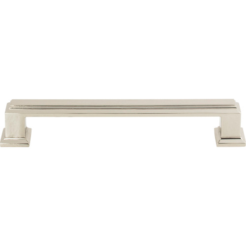 Atlas Homewares, Sutton Place, 5 1/16" (128mm) Straight Pull, Polished Nickel