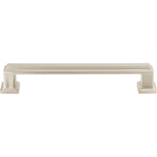 Atlas Homewares, Sutton Place, 5 1/16" (128mm) Straight Pull, Brushed Nickel