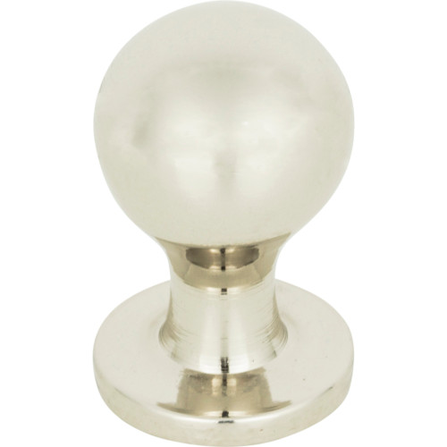 Atlas Homewares, Successi, 3/4" Round Knob, Polished Nickel