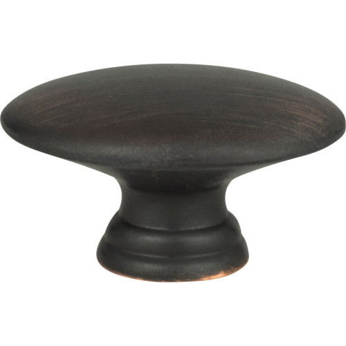 Atlas Homewares, Successi, 1 1/2" Oval Knob, Venetian Bronze