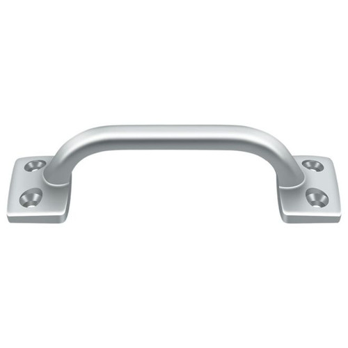 Deltana, 3 1/2" Front Mounted Straight Pull, Polished Chrome