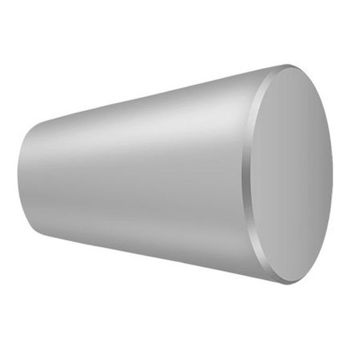Deltana, 3/4" Cone Round Knob, Brushed Stainless Steel