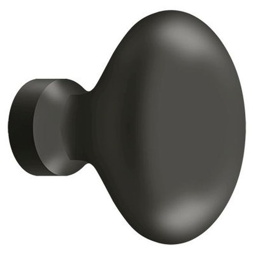 Deltana, 1 1/4" Oval Knob, Oil Rubbed Bronze