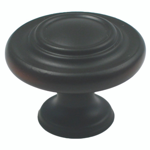 Rusticware, 1 5/16" Ringed Knob, Oil Rubbed Bronze