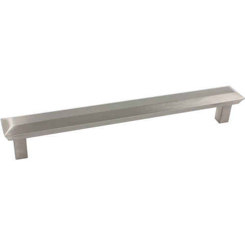 Rusticware, 6" Beveled Bar Pull, Satin Nickel