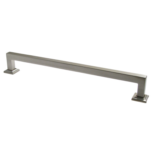 Rusticware, 9" Square End Pull, Satin Nickel