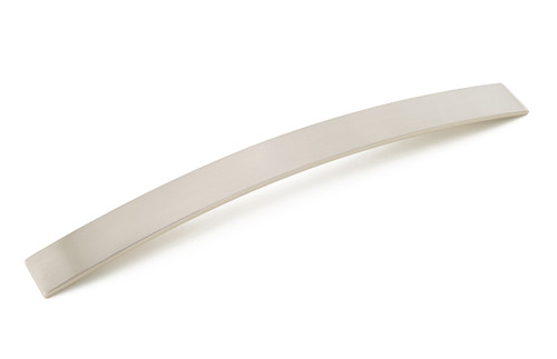 Schaub and Company, Armadio, 11 5/16" (288mm) and 12 5/8" (320mm) Curved Pull, Satin Nickel