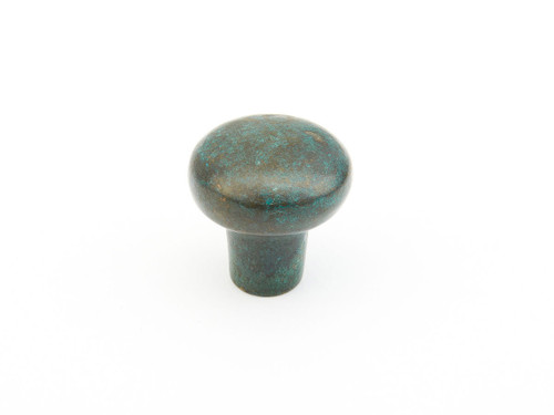 Schaub and Company, Mountain, 1 1/4" Round Knob, Verde Imperiale