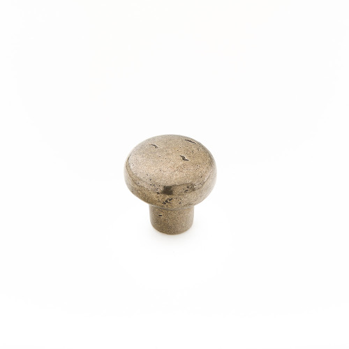 Schaub and Company, Mountain, 1 3/8" Round Knob, Italian Nickel