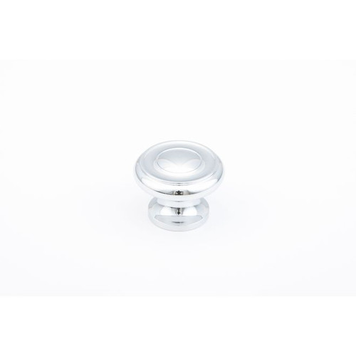 Schaub and Company, Traditional, 1 1/2" Round Knob, Polished Chrome