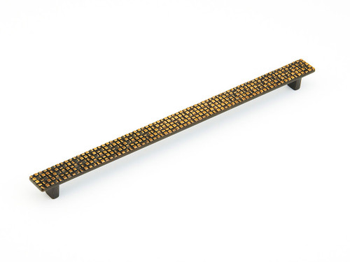 Schaub and Company, Mosaic, 12 5/8" (320mm) Bar Pull, French Antique Bronze