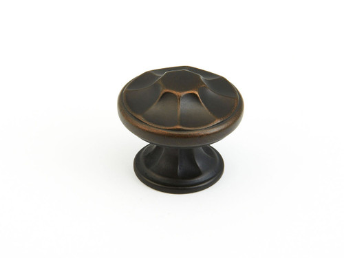 Schaub and Company, Empire, 1 3/8" Round Knob, Ancient Bronze