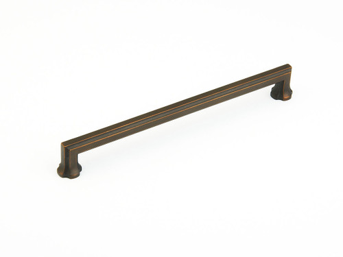 Schaub and Company, Empire, 12" (305mm) Appliance Pull, Ancient Bronze