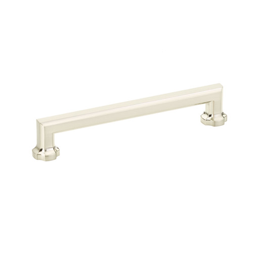 Schaub and Company, Empire, 6" Straight Pull, Brushed Nickel