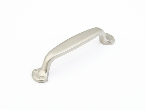 Schaub and Company, Country, 4" Straight Pull, Satin Nickel