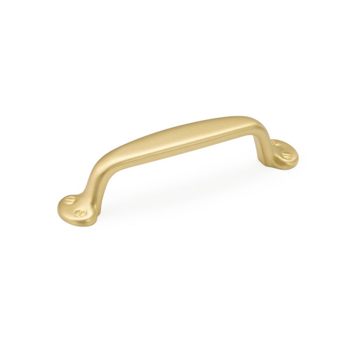 Schaub and Company, Country, 4" Straight Pull, Satin Brass