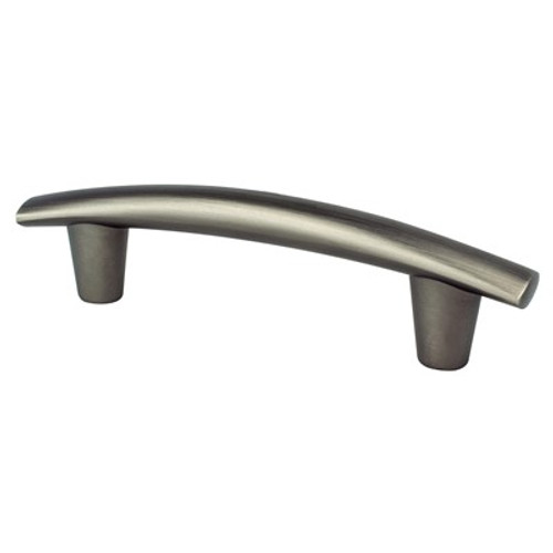 Berenson, Meadow, 3 3/4" (96mm) Curved Bar Pull, Graphite
