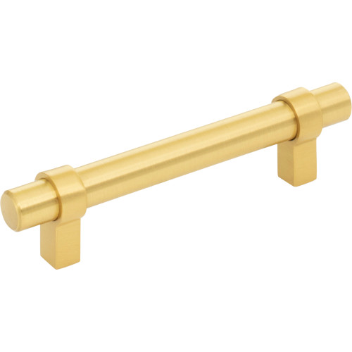 Jeffrey Alexander, Key Grande, 3 3/4" (96mm) Bar Pull, Brushed Gold