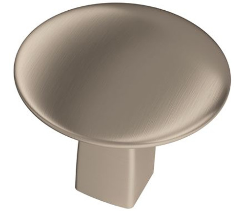 Amerock, Riva, 1 1/4 Round Knob, Satin Nickel