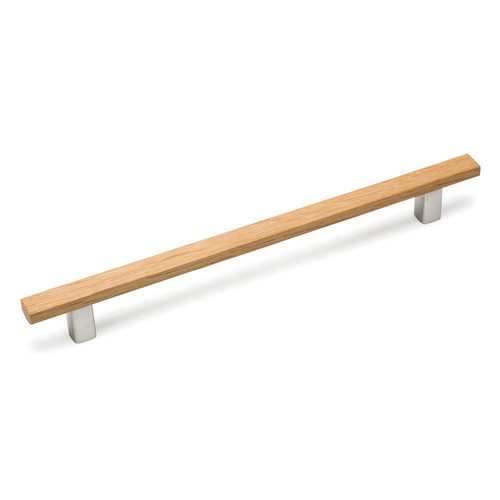 Century, Wood, 8 13/16" (224mm) Bar Pull, Oak